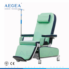 AG-XD208B Traitement médical des sièges des patients réglage de l&#39;alimentation électrique chaise de donneur de sang mobile